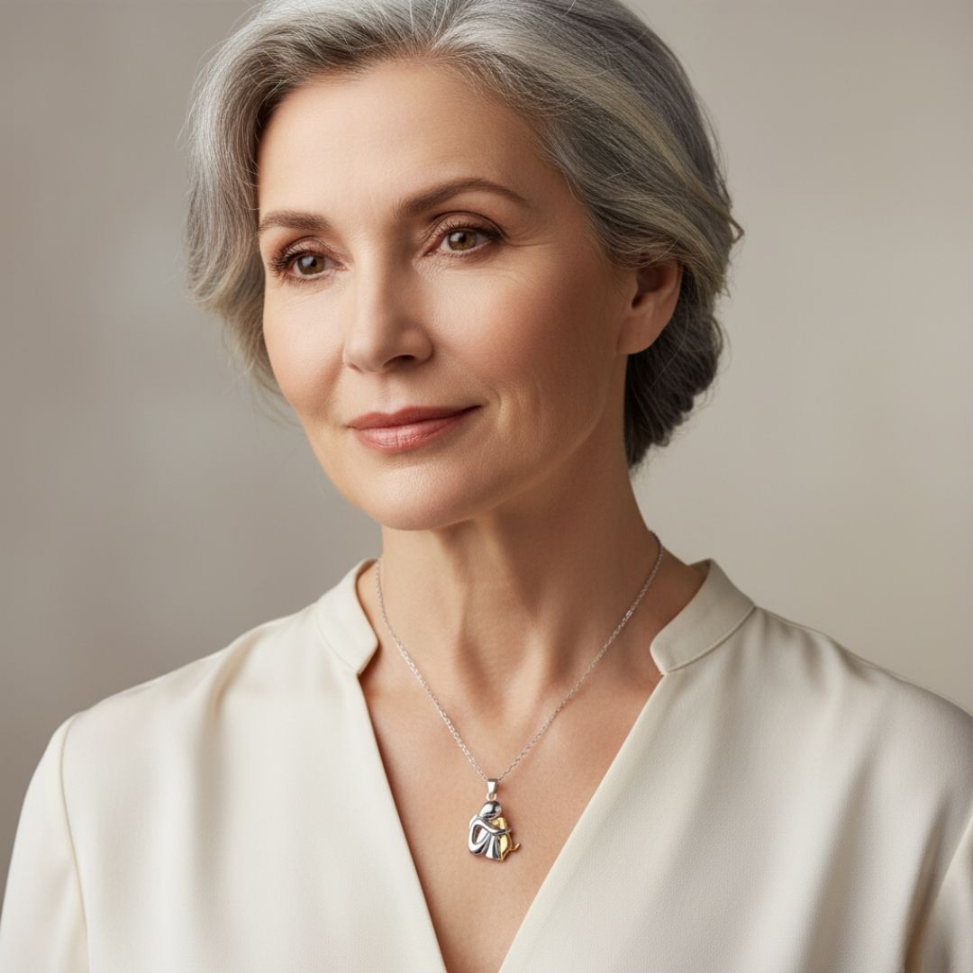 Olivia - Collar con colgante en forma de perro