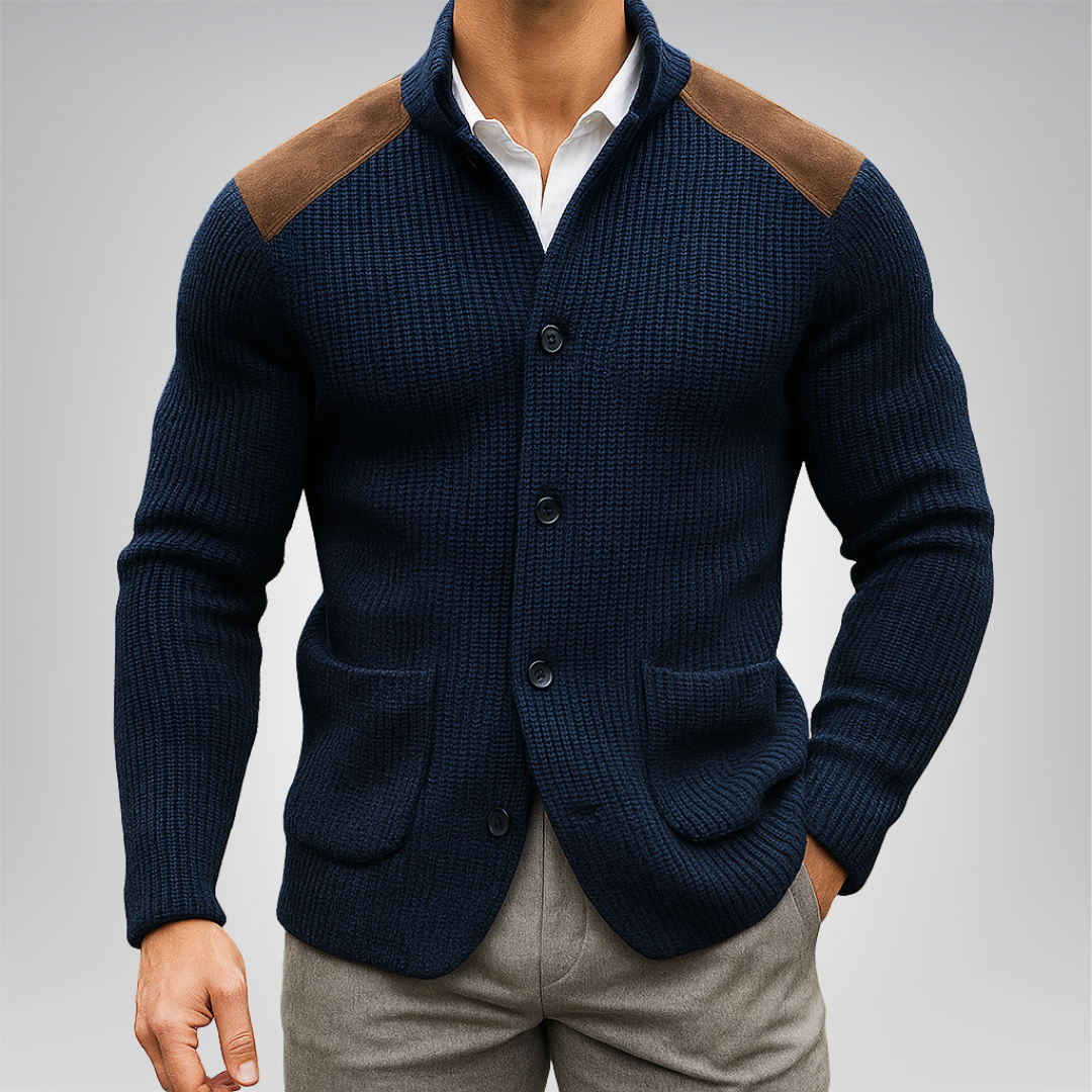 Álvaro | Chaqueta de punto de lujo para hombre