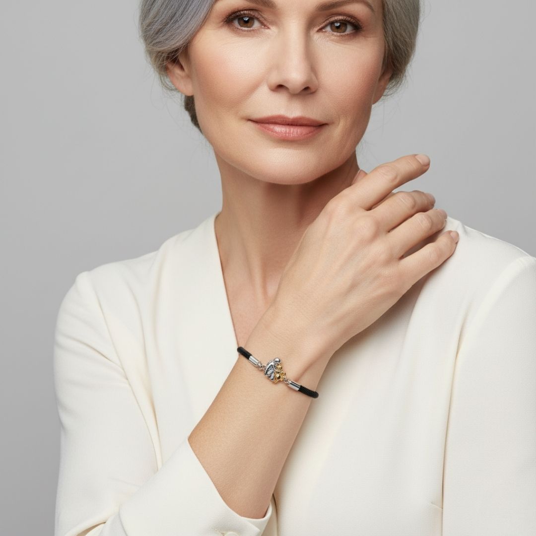 katy - Pulsera con cordón e ícono de perro