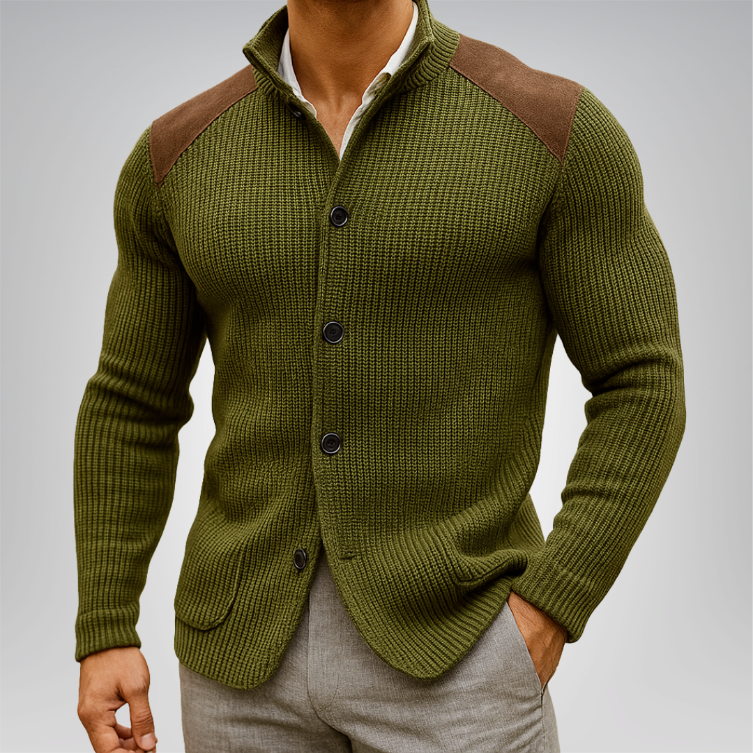 Álvaro | Chaqueta de punto de lujo para hombre