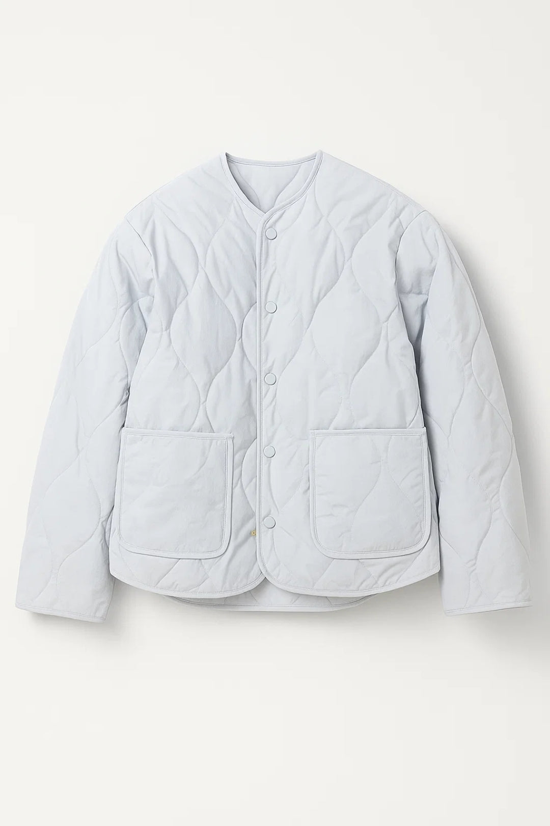 Chaqueta de Mujer con Relleno | Diseño Minimalista con Botones a Presión | Ligera y Funcional