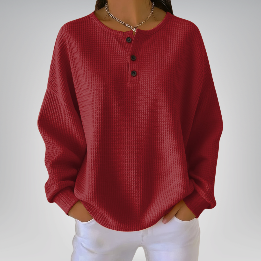 SOFÍA | Cómodo Y Elegante Jersey Con Detalle De Botones