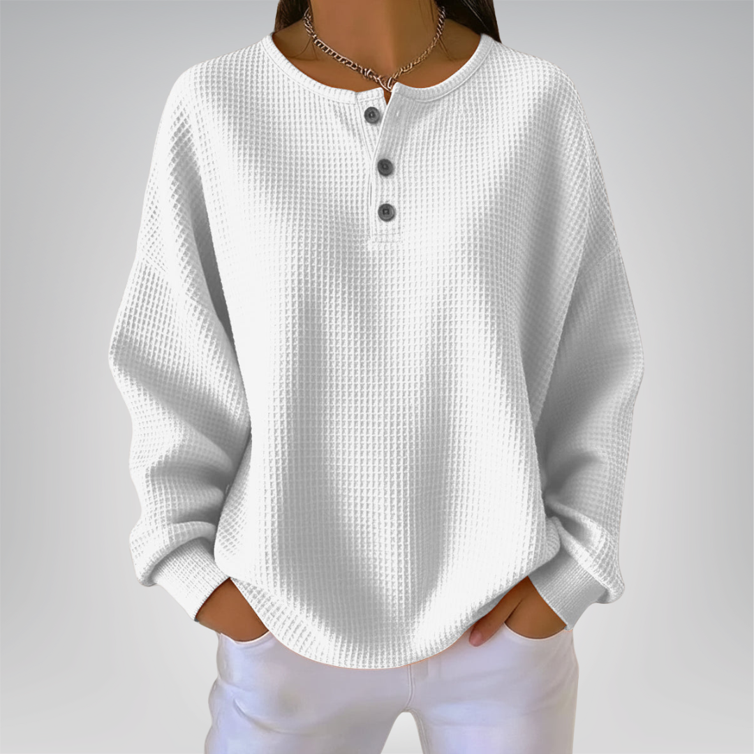 SOFÍA | Cómodo Y Elegante Jersey Con Detalle De Botones