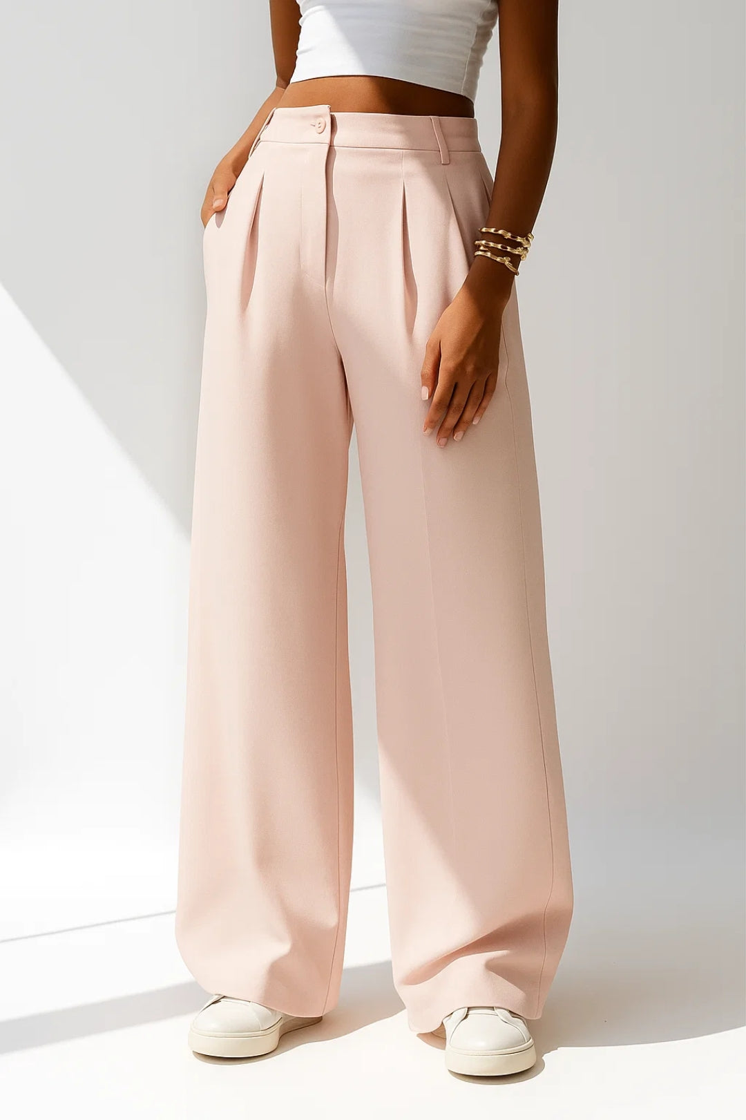 Pantalones de Pierna Ancha | Cintura Alta | Cómodos y Elegantes