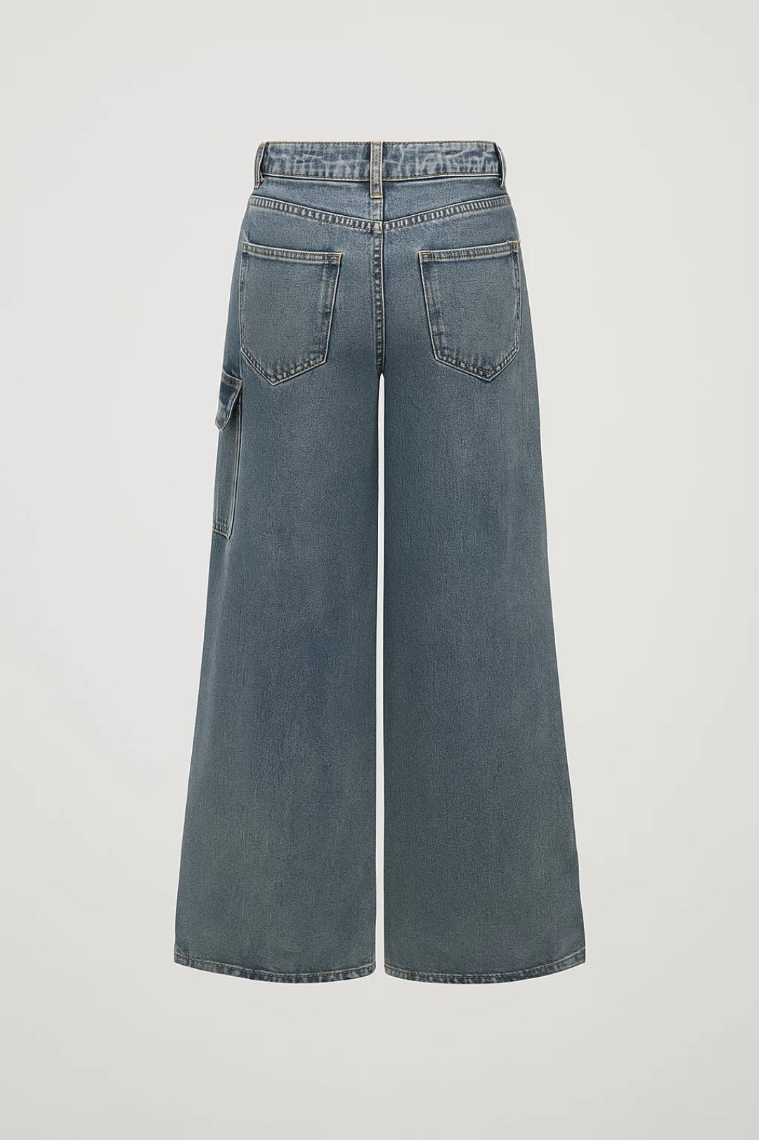 Pantalones Vaqueros Rectos | Diseño Juguetón con Cintas | Cómodos y Modernos