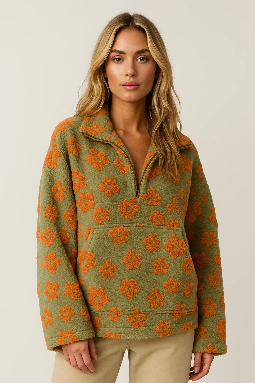 Suéter Cálido para Mujeres | Estilo Casual con Diseño Floral | Ideal para Días Fríos