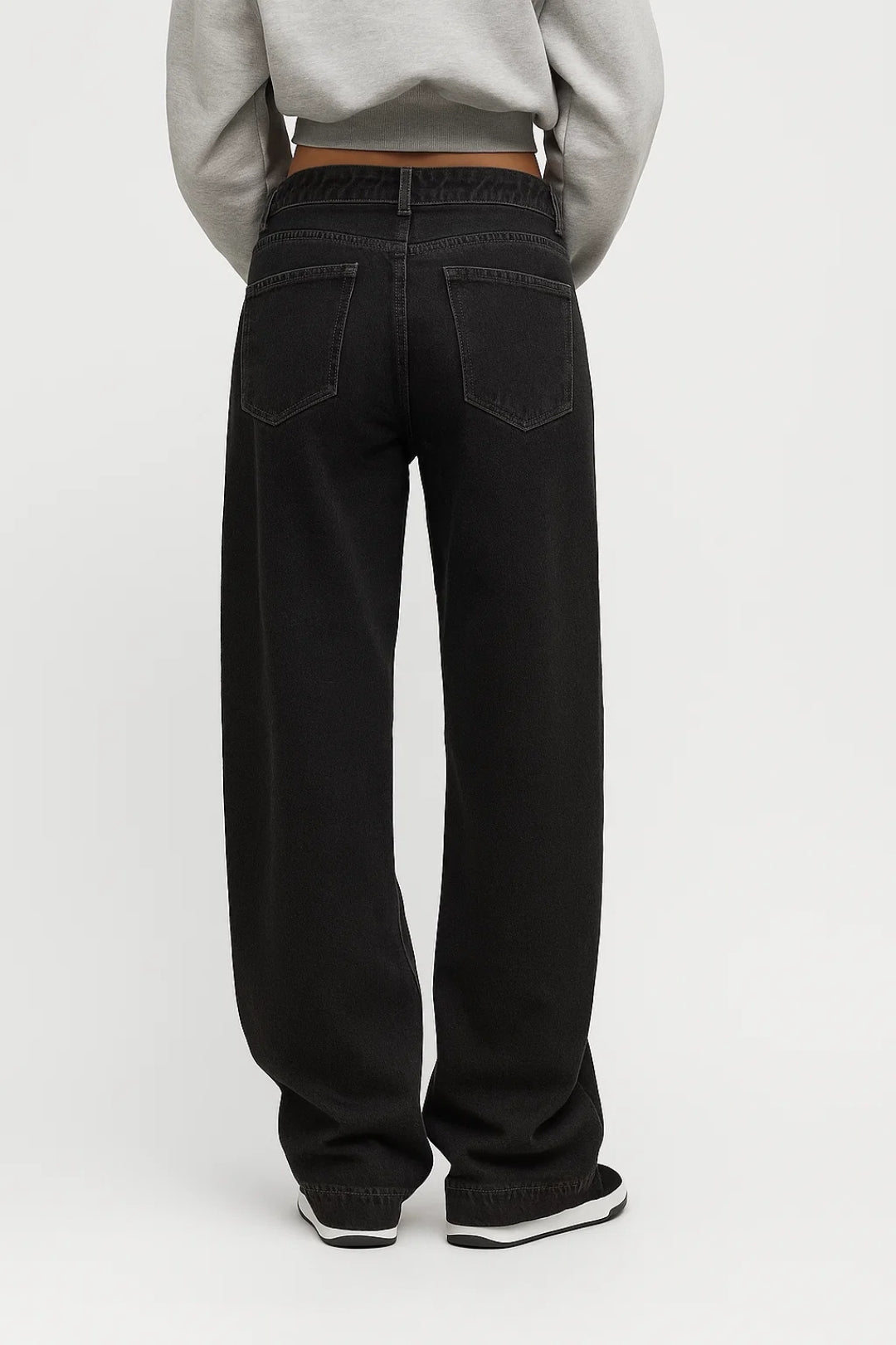 Pantalones vaqueros de pierna ancha | Cintura alta y piernas sueltas | Ajuste cómodo