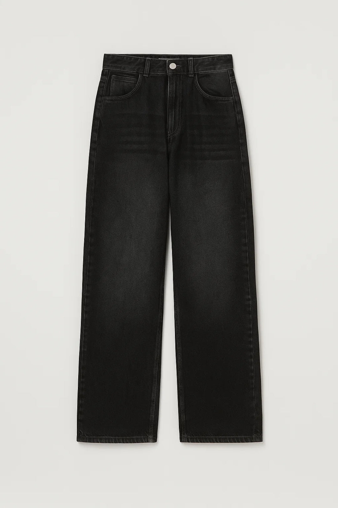 Pantalones vaqueros de pierna ancha | Cintura alta y piernas sueltas | Ajuste cómodo