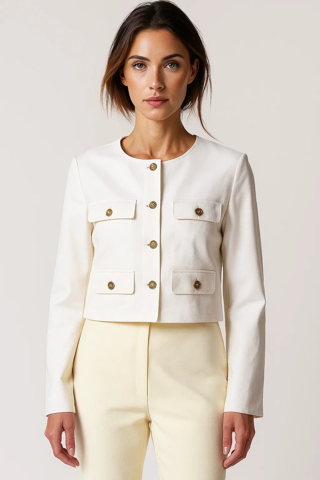 Blazer Corto | Botones Dorados