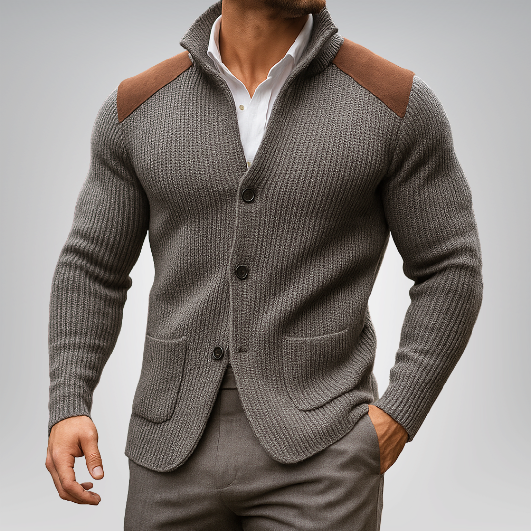 Álvaro | Chaqueta de punto de lujo para hombre