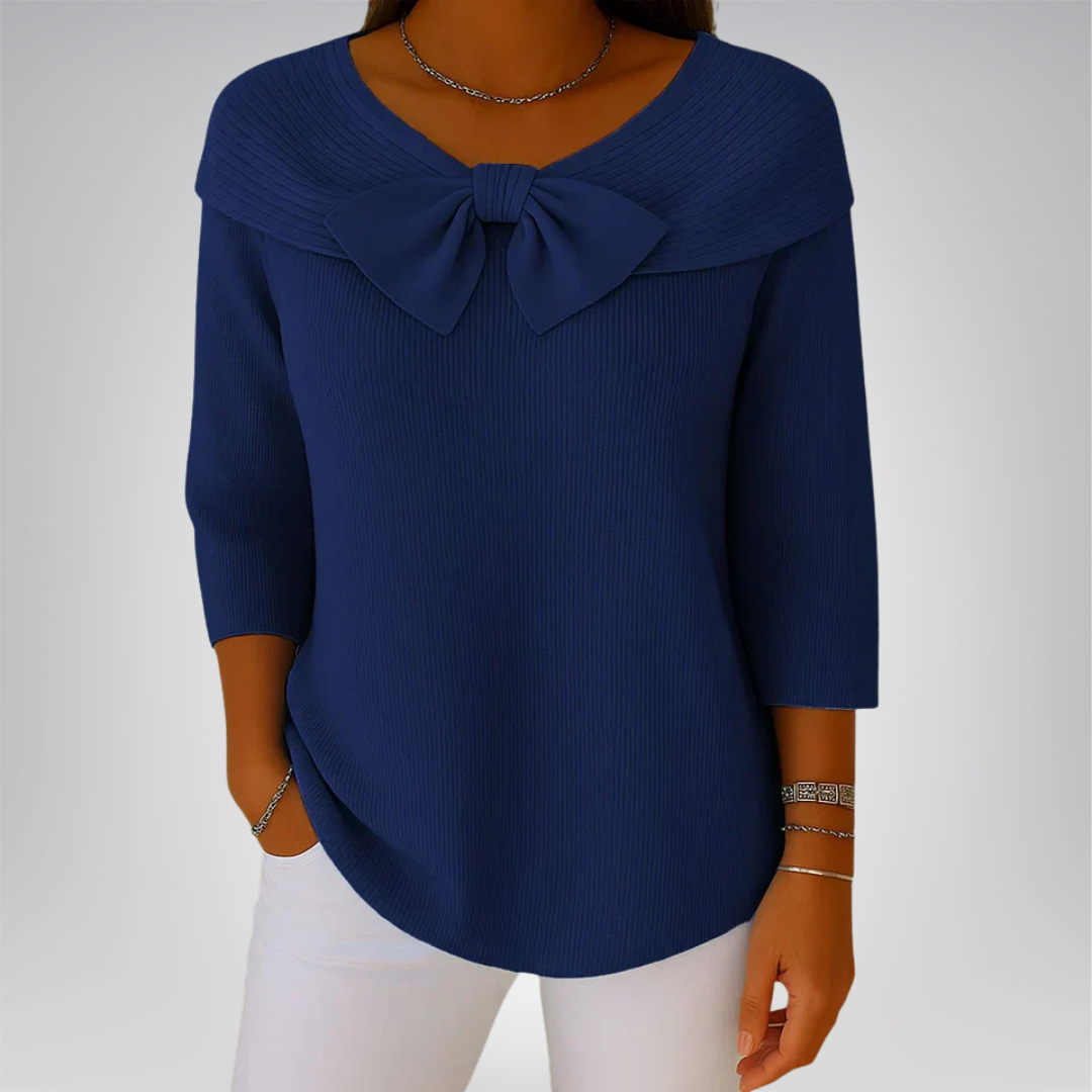 MARA | Jersey Cálido Con Lazo