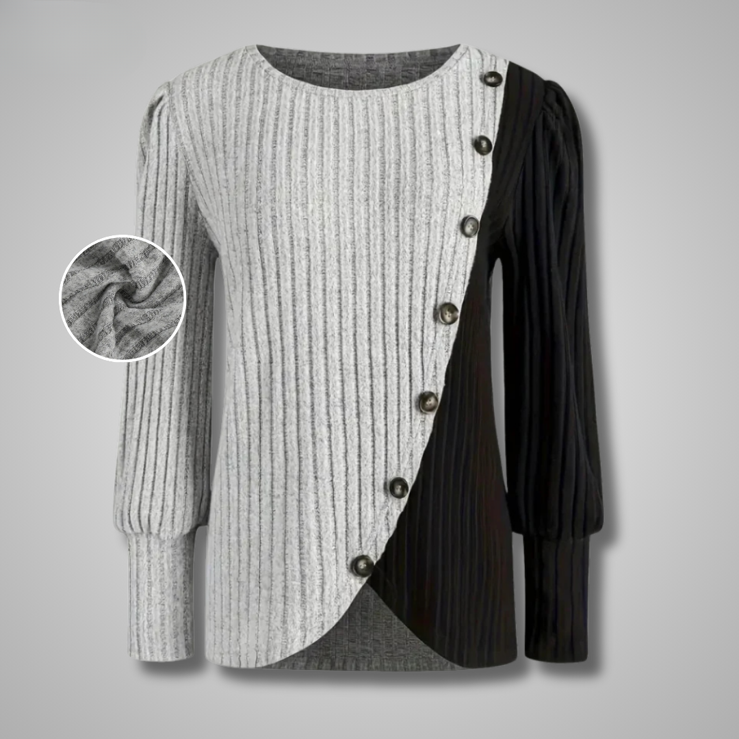 Ana | Elegante jersey con botones