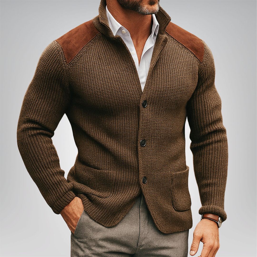 Álvaro | Chaqueta de punto de lujo para hombre
