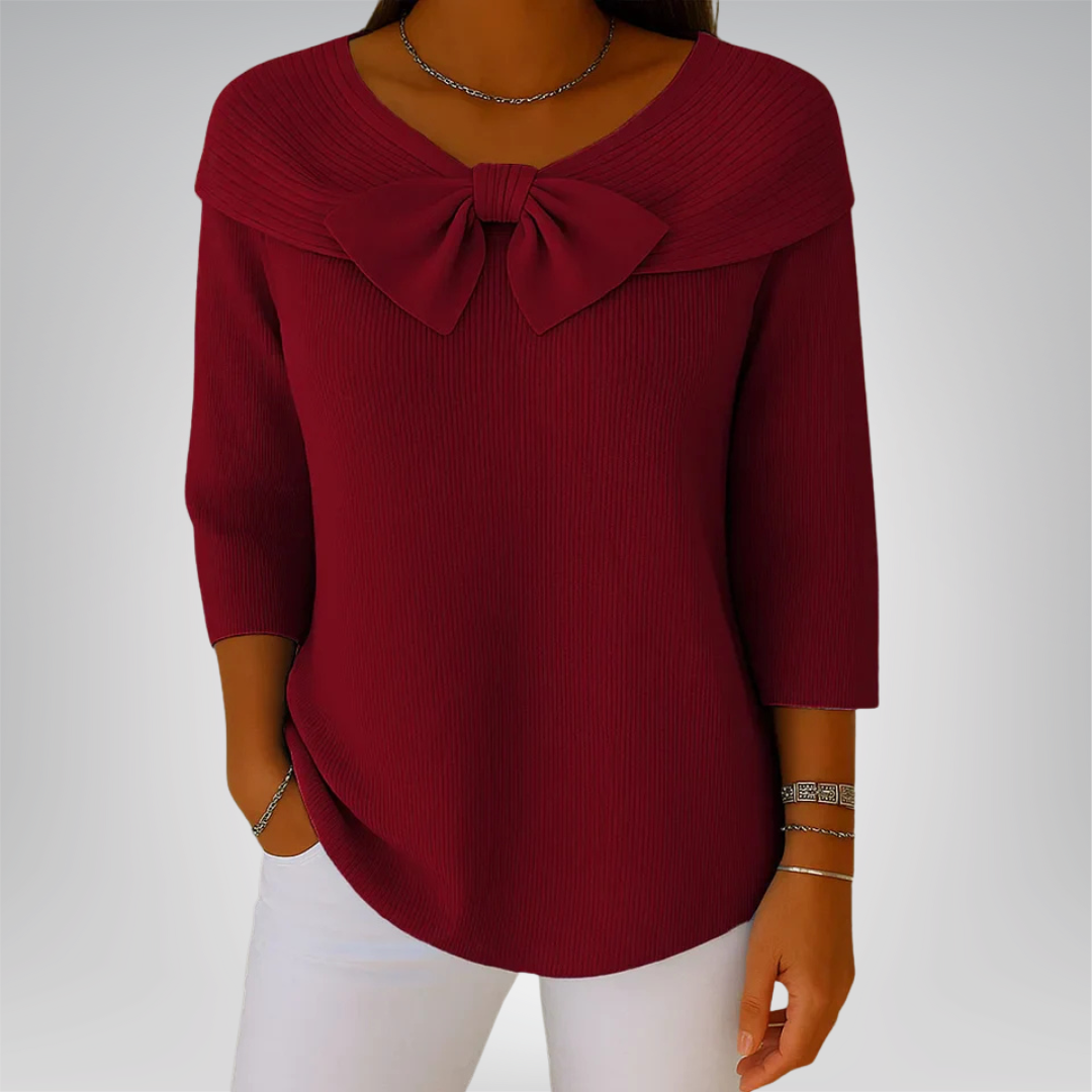 MARA | Jersey Cálido Con Lazo