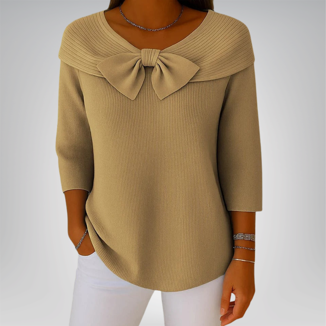 MARA | Jersey Cálido Con Lazo