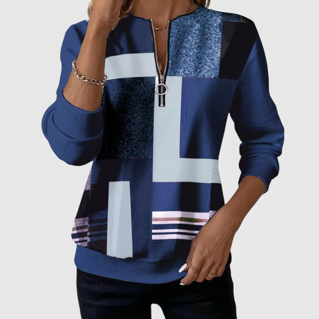 Maya | Sudadera informal con media cremallera