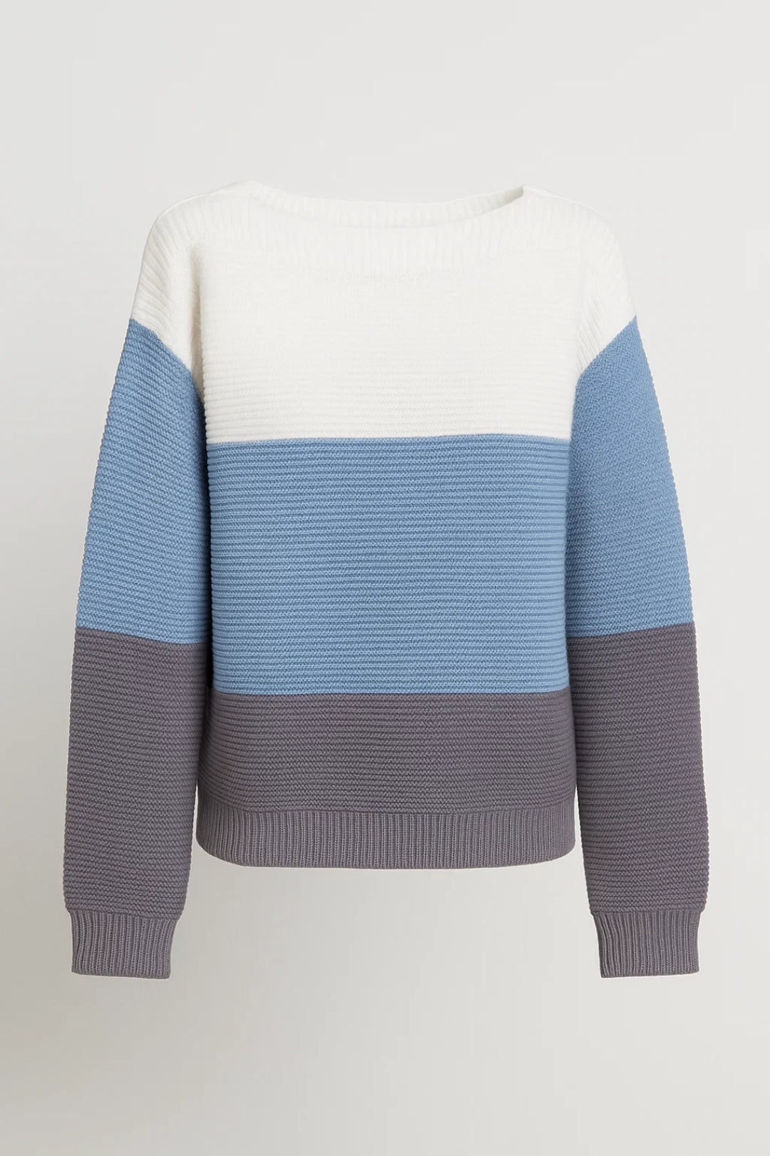 Suéter | Bloques de Color con Cuello Redondo | Cómodo y Casual