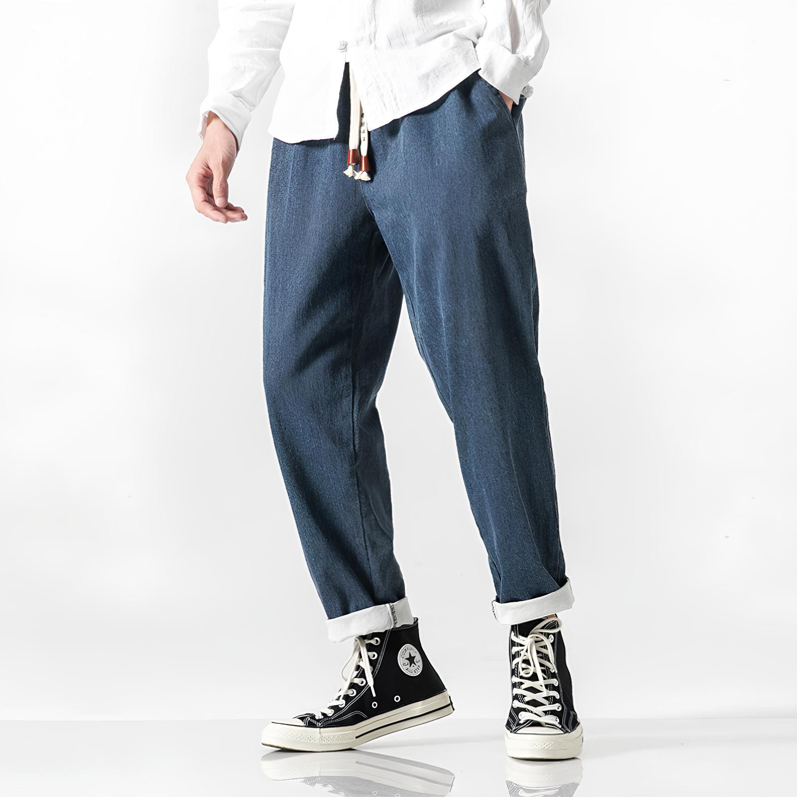 Santiago – Pantalón Suelto Casual Minimal