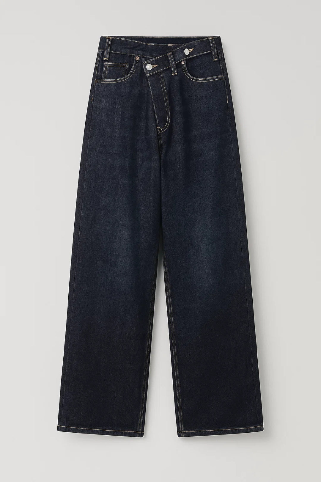 Pantalones Sueltos para Mujer | Cintura Alta con Cierre Asimétrico | Modernos y Cómodos