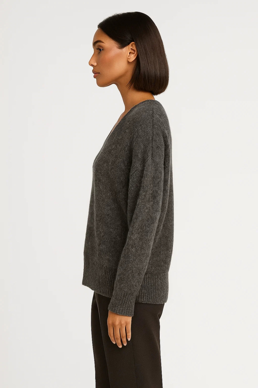 Suéter para Mujeres | Cuello en V con Corte Cómodo | Suave y Versátil