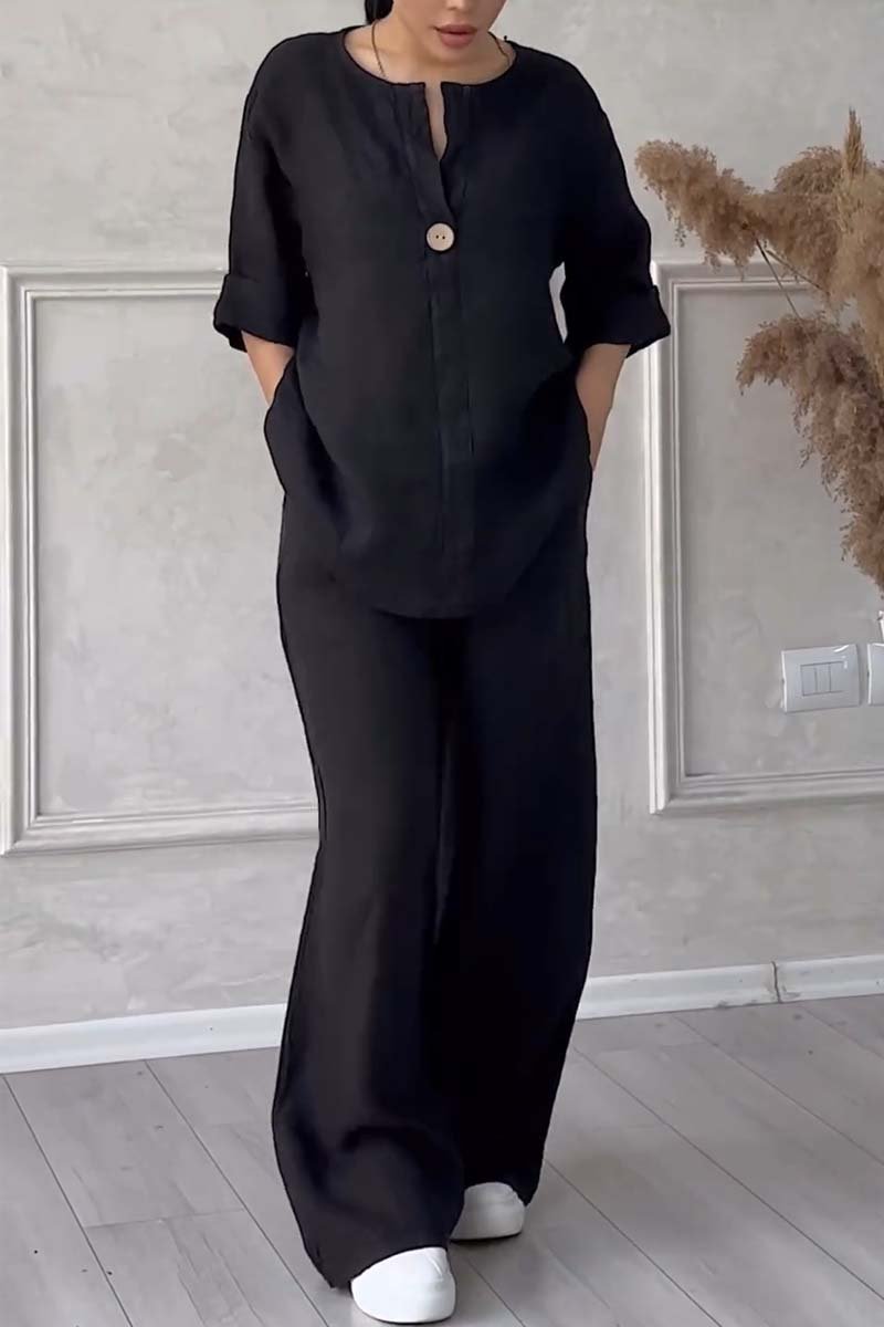 Mirelda - Conjunto de Lounge de Dos Piezas Relajado